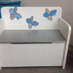 Opbergbankje vliegtuig