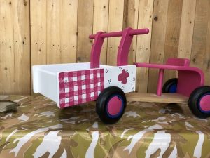 roze bakfiets