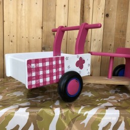 roze bakfiets