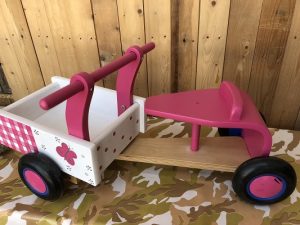 roze bakfiets