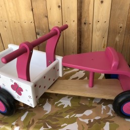 roze bakfiets